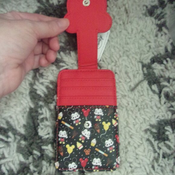 MICKEY MOUSE DISNEY PARKS FOOD ICONS CARD WALLET New - Picture 5 of 6